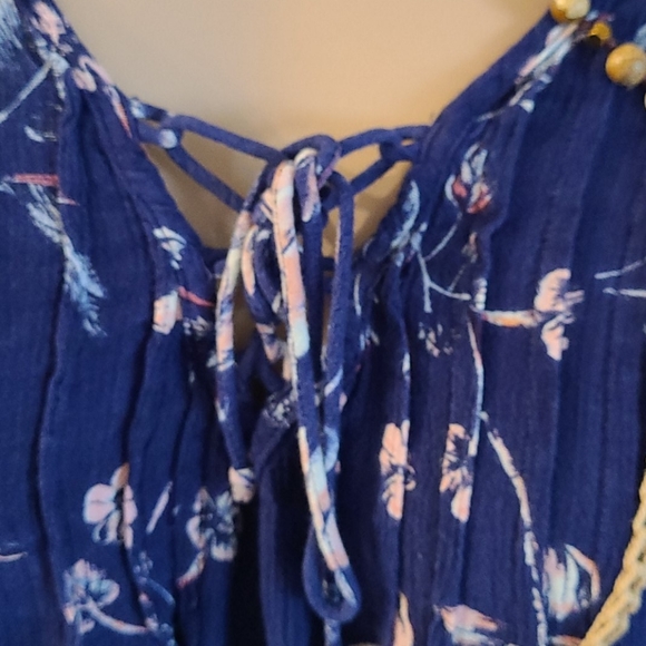 BOHO BEAUTIFUL S MULTI FLOWERED DRESS TUNIC - Picture 9 of 17